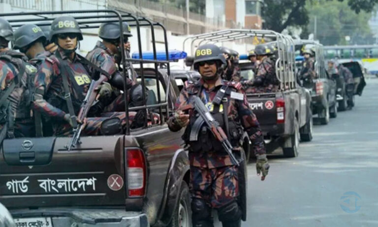 সিলেটে ৫ প্লাটুন বিজিবি মোতায়েন